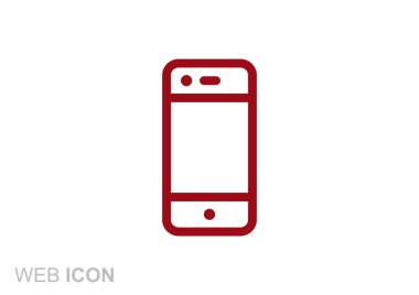 Boş ekranlı basit akıllı telefon