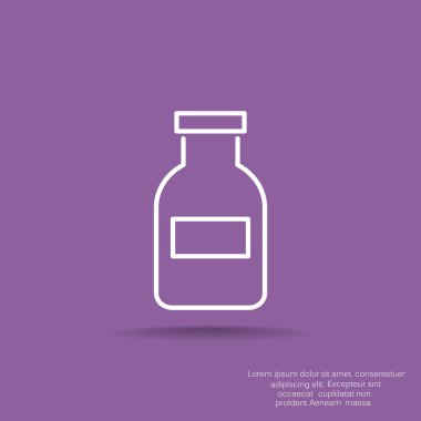 Tıp şişe web simgesi