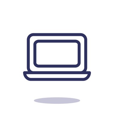 Basit dizüstü web simgesi