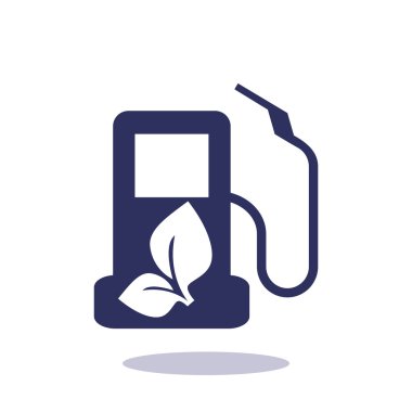 Eko yakıt basit simgesi