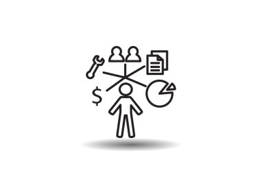 İş basit web simgesi