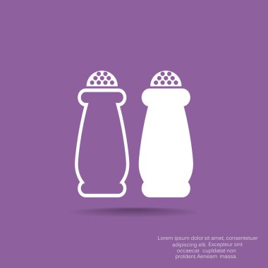 Tuz ve biber shakers simgesi