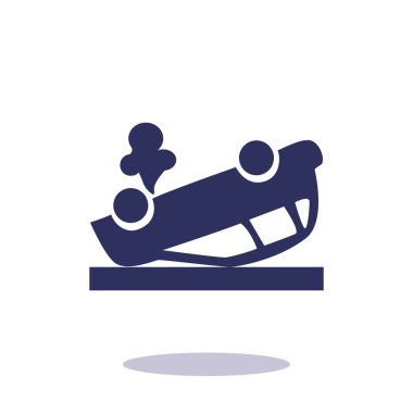 Kırık araba web simgesi