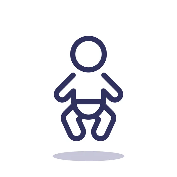 Baby symboolpictogram — Stockvector
