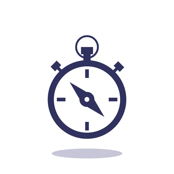 Eenvoudige stopwatch web pictogram — Stockvector