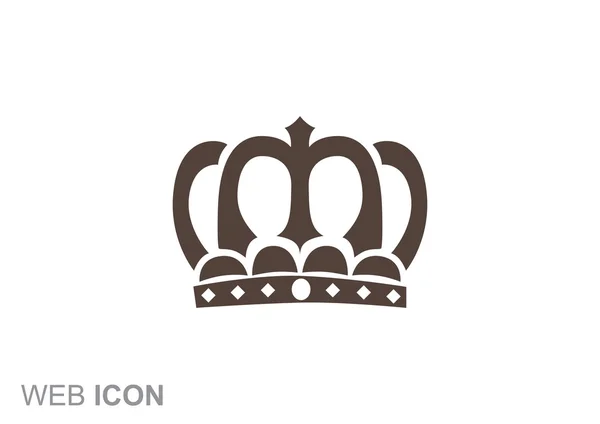 Icône Couronne, concept VIP — Image vectorielle