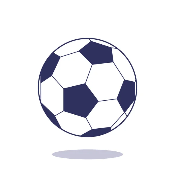 Soccer ball web icon — Stock Vector