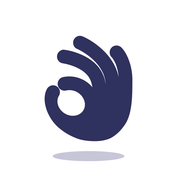 OK gesture web icon — стоковый вектор