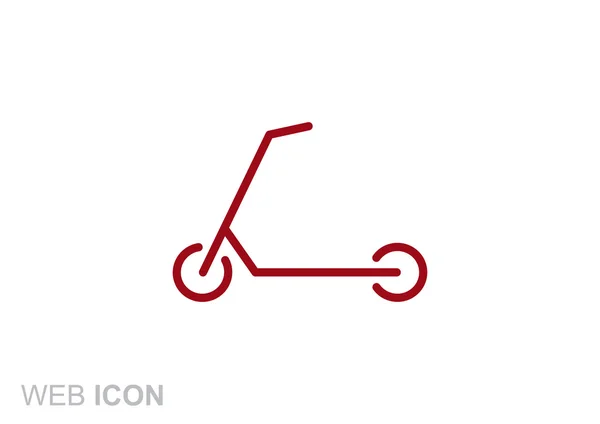 Scooter para crianças ícone — Vetor de Stock