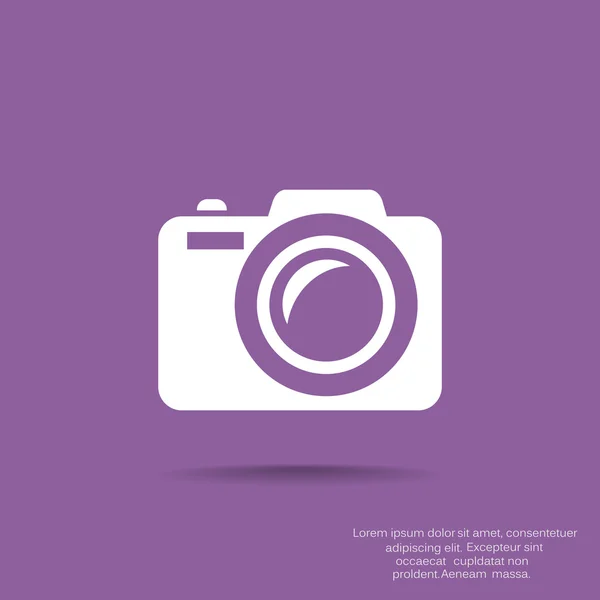 Foto camera pictogram — Stockvector