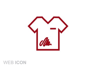 T-shirt web simgesi