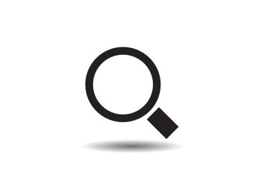 Basit büyüteç simgesini