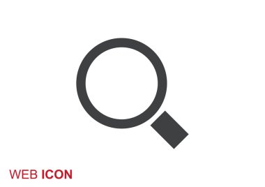 Basit büyüteç simgesini