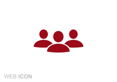 Grup insanlar basit web simgesi