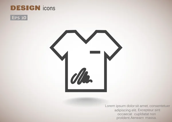 Camiseta icono web — Vector de stock