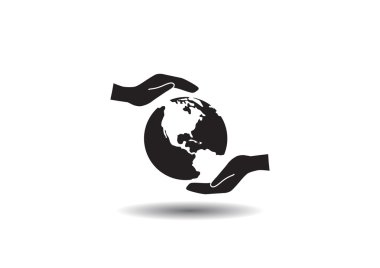 Dünya eller web simgesi