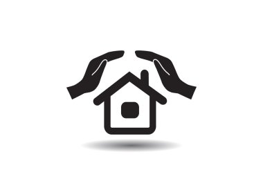 Eller basit simgesi olan ev