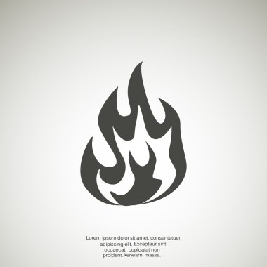 Yangın alevleri web simgesi