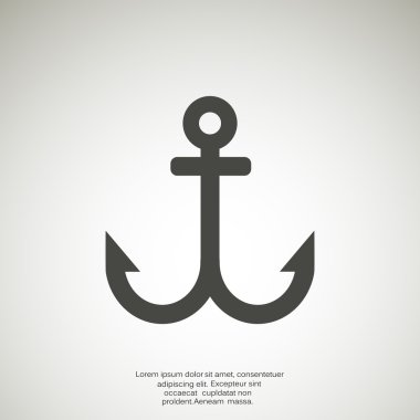 Basit çapa web simgesi