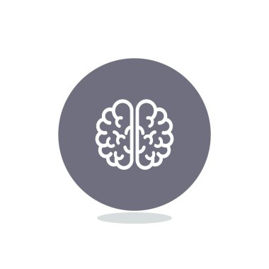 İnsan beyni web simgesi