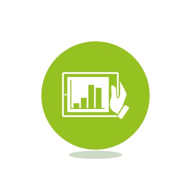 Dijital tablet basit web simgesi