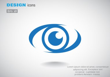İzlerken göz web simgesi
