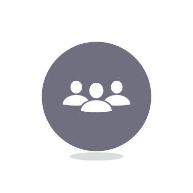 Grup insanlar basit web simgesi