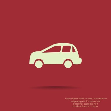 Basit araba web simgesi