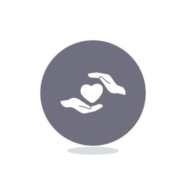 Eller basit simgesi kalp