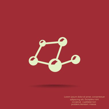 Moleküler bileşik web simgesi