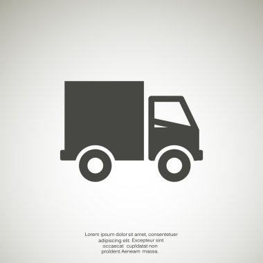 Basit kamyon web simgesi