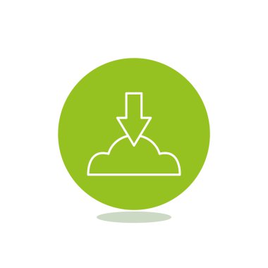 Bulut dosya karşıya yükleme simgesi