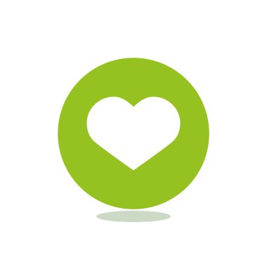 Basit kalp web simgesi