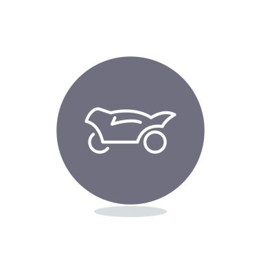 Basit motosiklet web simgesi