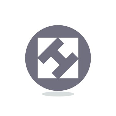 Kare üçgen simgesiyle