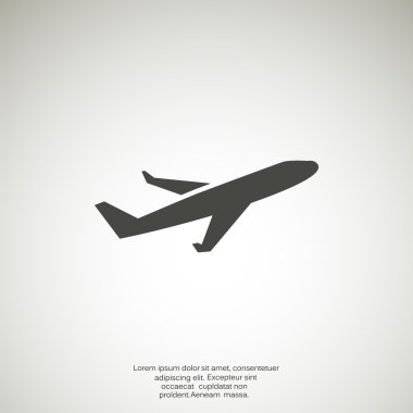 uçak web simgesi