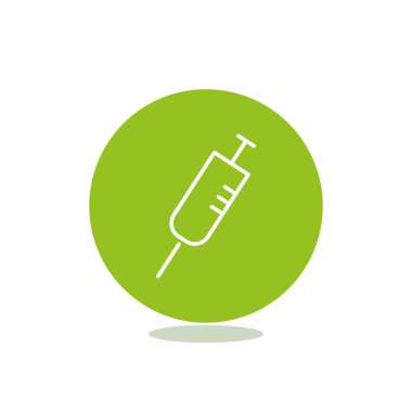 Basit şırınga web simgesi