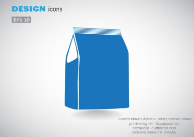 Kağıt ürün paketi web simgesi