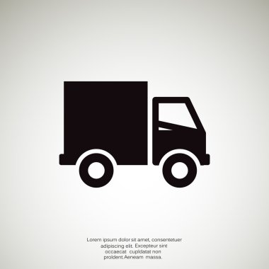 Basit kamyon web simgesi