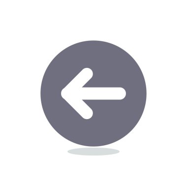 Ok işaret sol simgesi