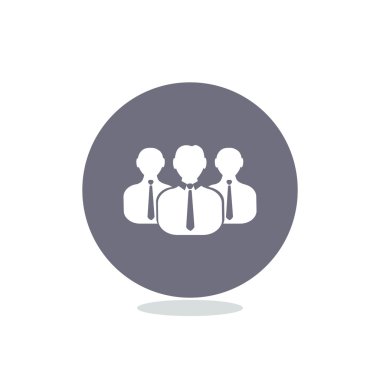 Grup insanlar basit web simgesi