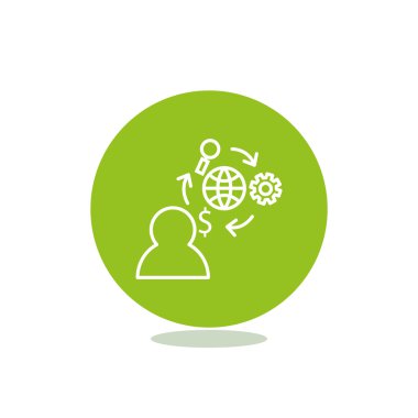 İş basit web simgeler kümesi