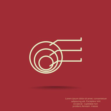 Yuvarlak Infographic web simgesi