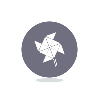 Yel değirmeni pervane oyuncak web simgesi