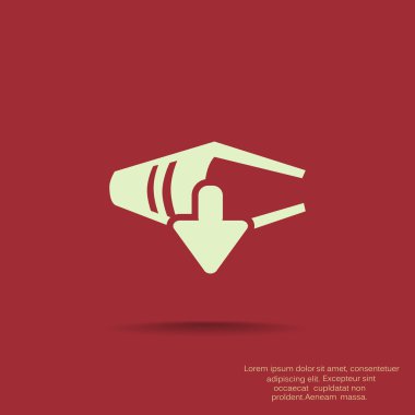 Download kitap web simge, vektör çizim