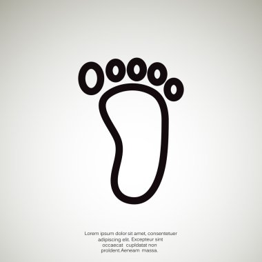 Çıplak çocuk ayak parça