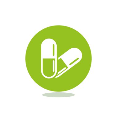 Tıbbi hapları web simgesi