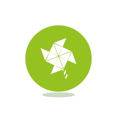 Yel değirmeni pervane oyuncak web simgesi