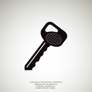 Basit anahtar web simgesi