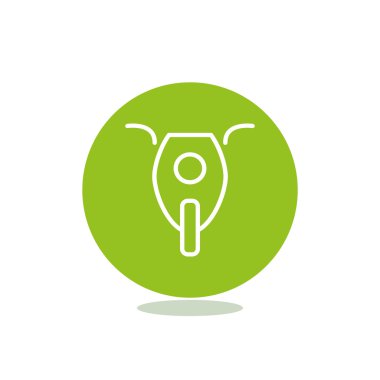 Basit motosiklet web simgesi